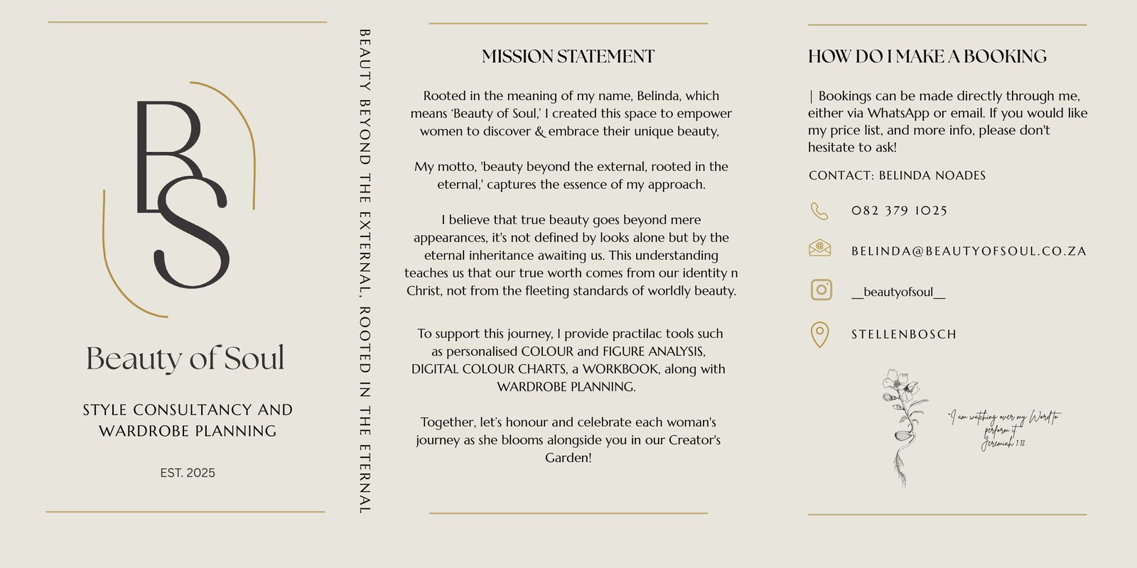 Beauty of Soul Website Banner